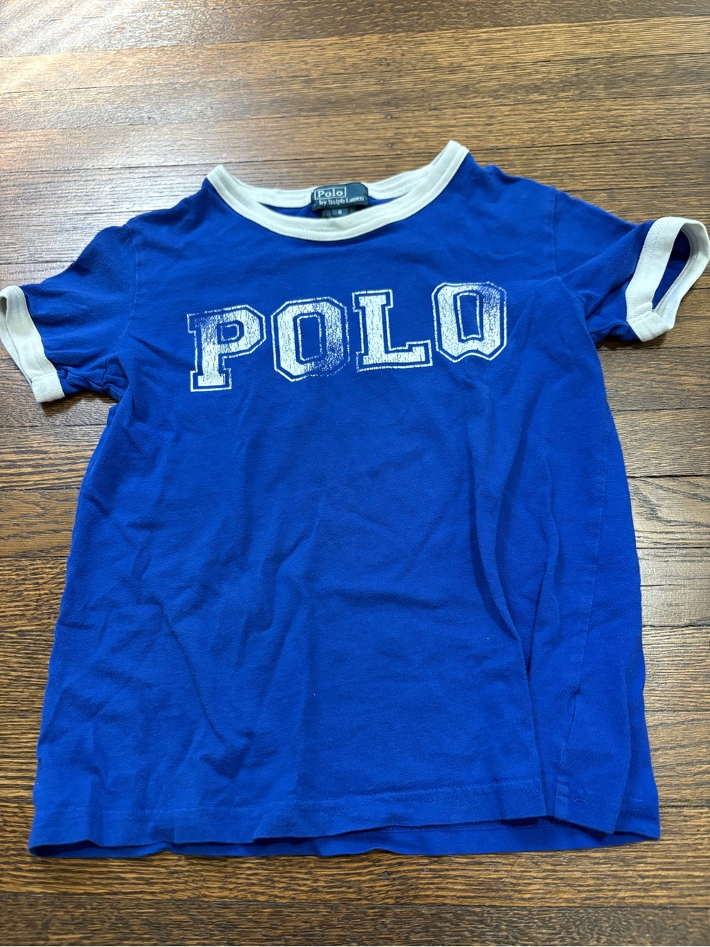 Polo by Ralph Lauren Royal Blue Tee with White Trim